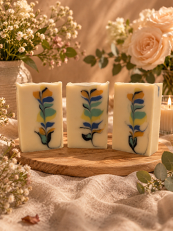 Feather Swirl Artisan Handmade Soap
