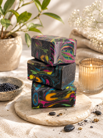 Charcoal Galaxy Soap Bar